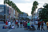 Studio street in the evening