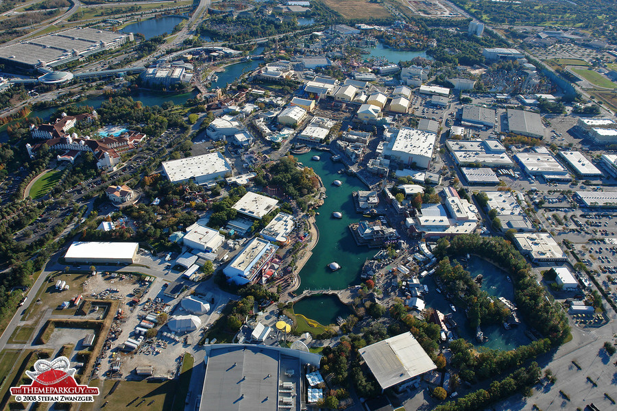 Universal Orlando Resort aerial view