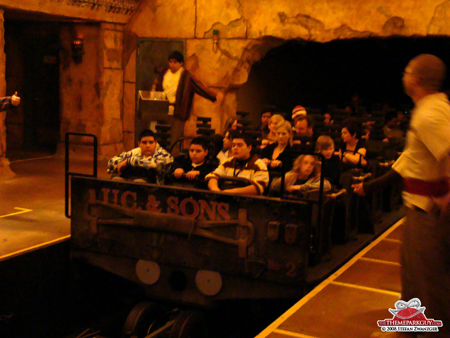 Revenge of the Mummy coaster car