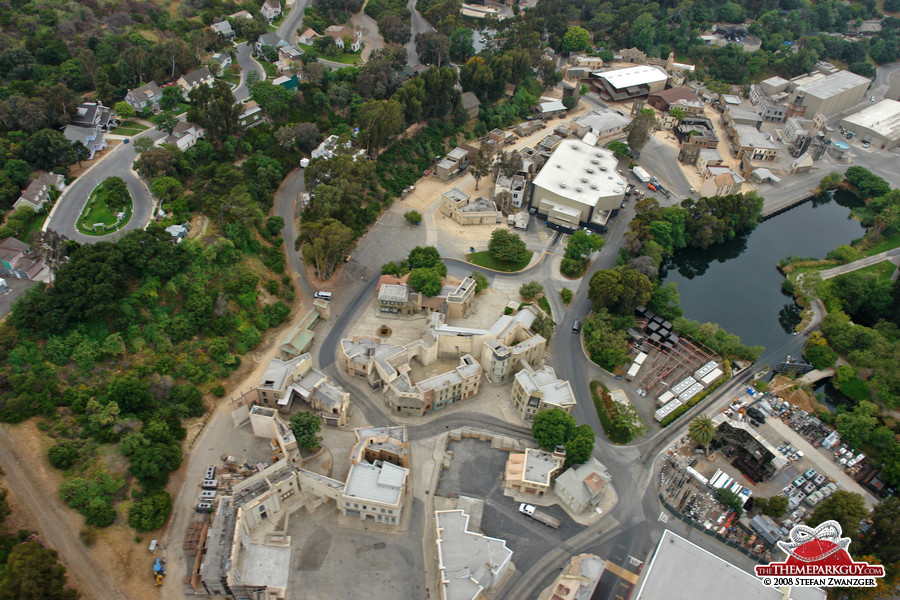 The real studio sections of the park