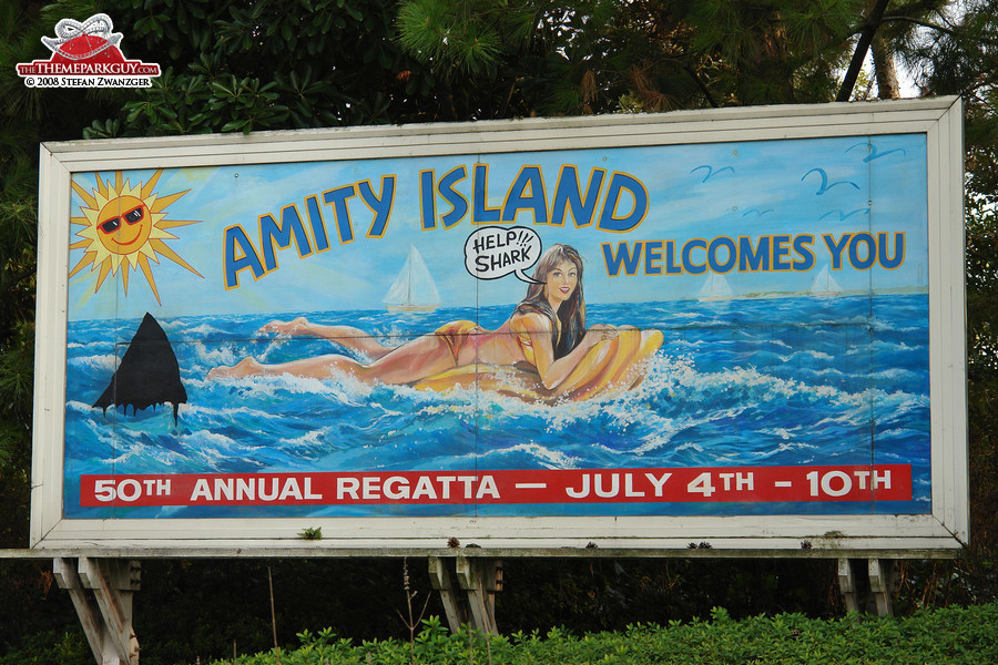 Amity Island billboard