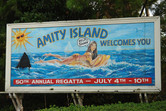 Amity Island billboard