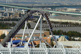 Hollywood Dream roller coaster sticking out of the Studios