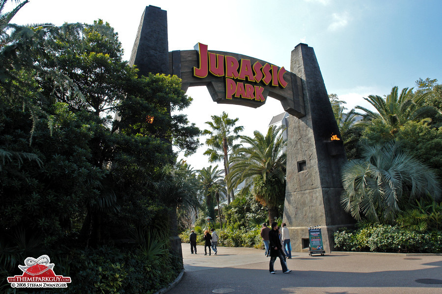 Jurassic Park gate