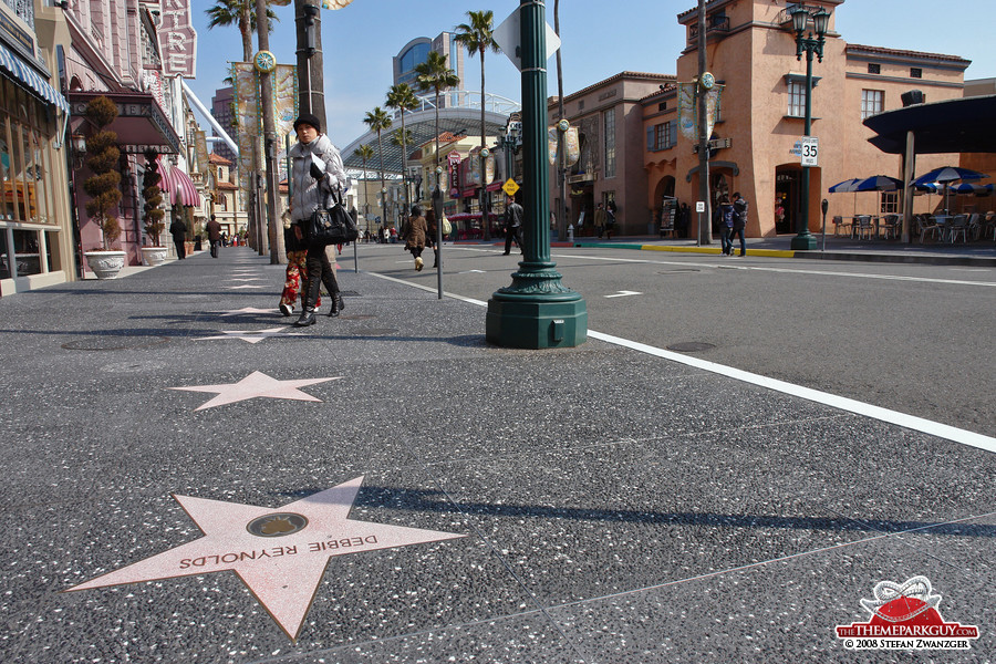 Universal's own Walk of Fame
