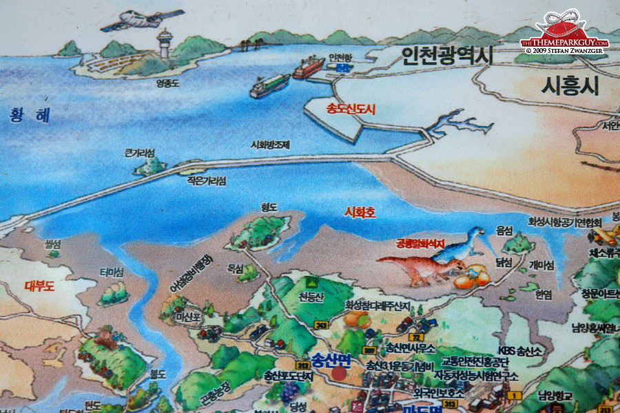 Hwaseong / Incheon area map