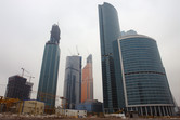 Skyscrapers under construction