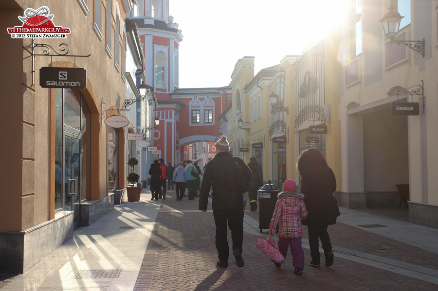 Belaya Dacha Outlet Village, on the eastern edge of Moscow
