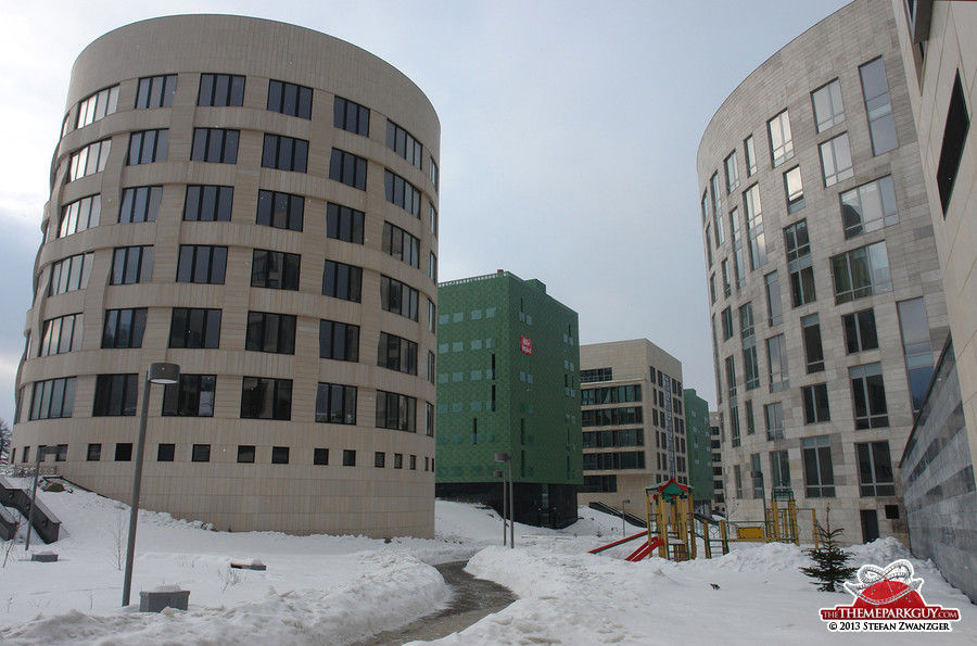 Apartments under construction at Skolkovo