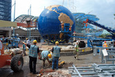 Universal Studios Singapore globe