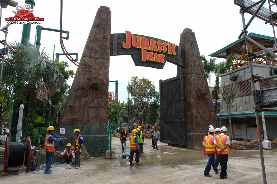 Jurassic Park gate