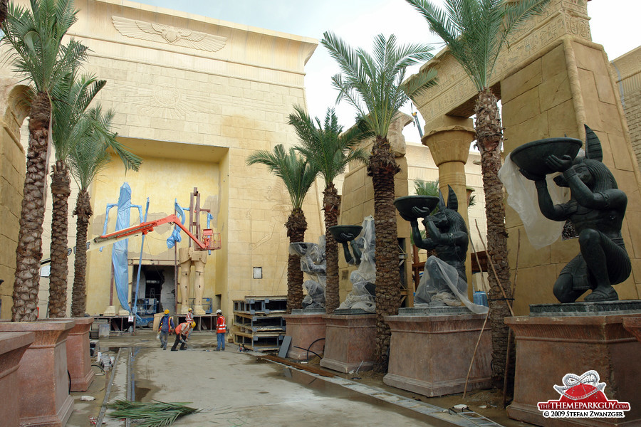 Entrance to the Mummy ride
