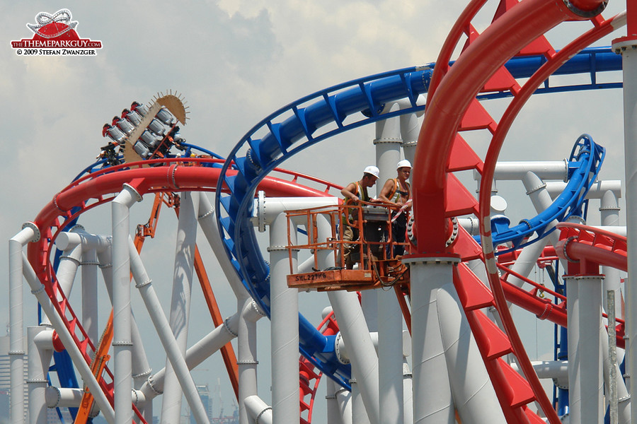 Battlestar Galactica dueling coasters