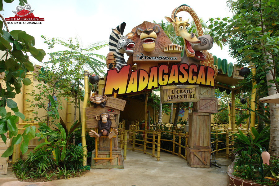 Madagascar entrance - scheduled to open in summer 2010