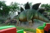 Stegosaurus on the Jurassic Park ride