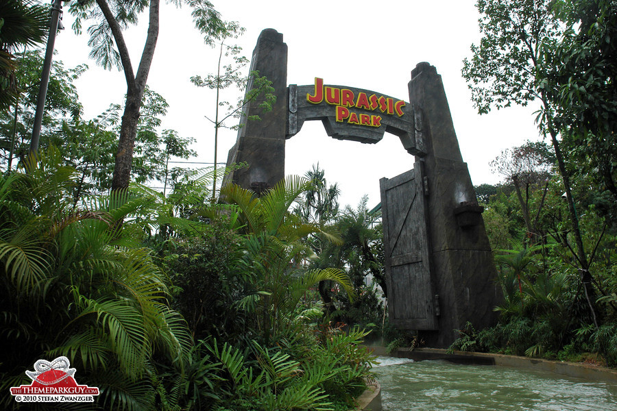 Jurassic Park gate