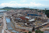 Resorts World Sentosa under construction