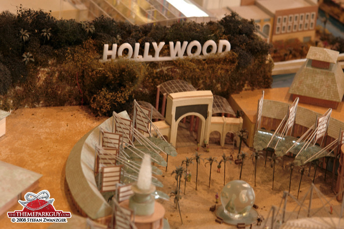 Universal Studios Singapore entrance model