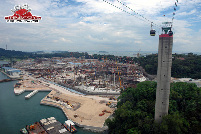 Resorts World Sentosa site, October 2008