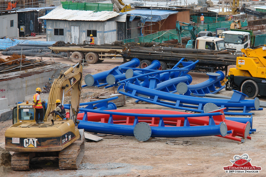 Battlestar Galactica coaster tracks