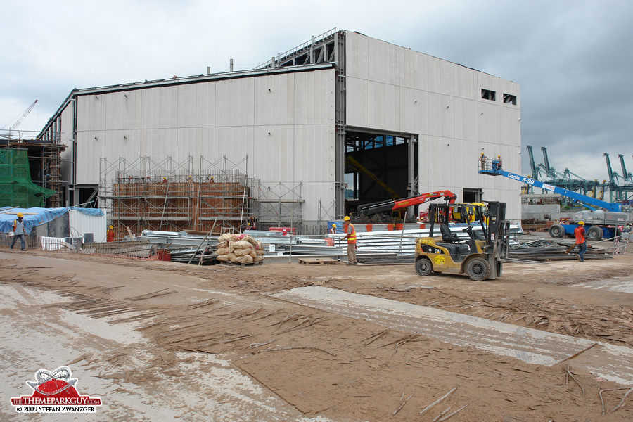 Undisclosed dark ride building