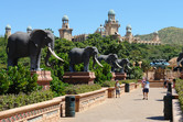 The Bridge of Time, leading to the water park entrance