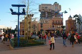 Studio street, with the Tower of Terror in the background