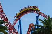 Superman coaster in action