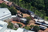 Wild West village from above (look at these thin facades!)