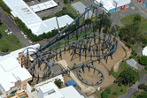 Inverted roller coaster 'Lethal Weapon'