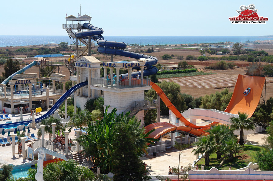 WaterWorld Waterpark is located in eastern Cyprus