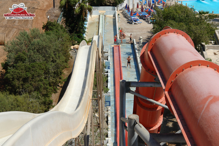 Steep body slides POV