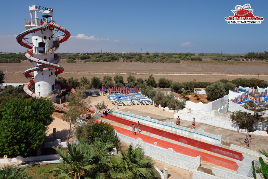 The super-fast Heracles water slides