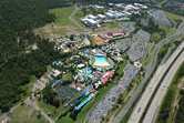 Wet'n'Wild Water World from the helicopter