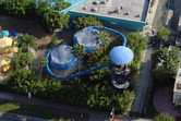 Bowl slides from above