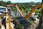 Water coaster slide