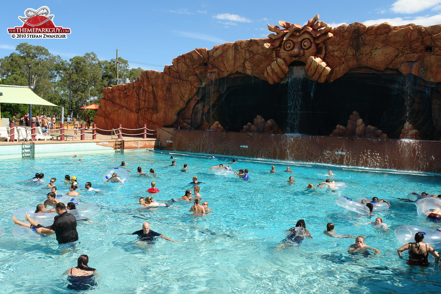 A rare element of theming at WhiteWater World