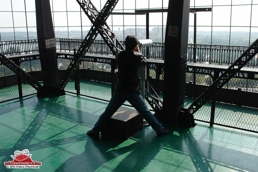 Inside the Eiffel Tower