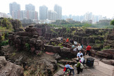 Window of the World, with Shenzhen in the background