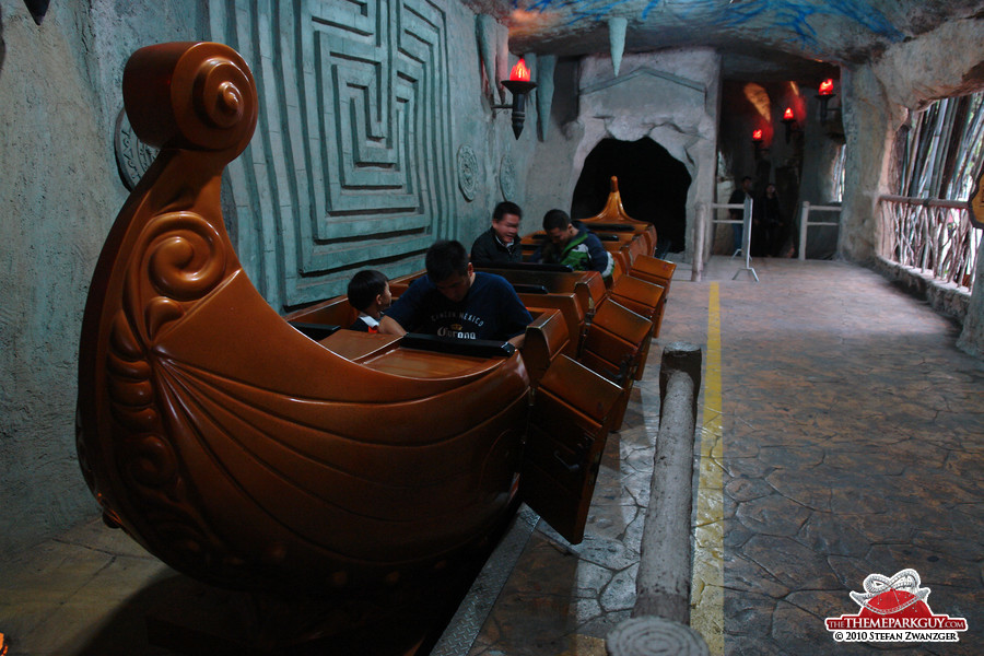 Indoor roller coaster Atlantis