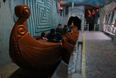 Indoor roller coaster Atlantis