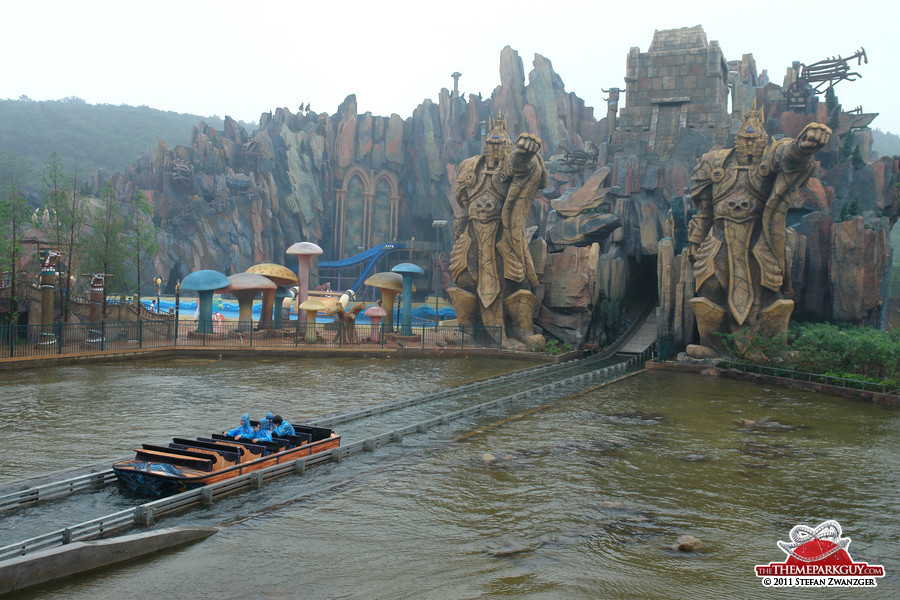 Shoot-the-Chutes splash ride