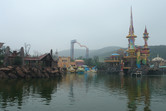 Attractions surrounding the centerpiece lake
