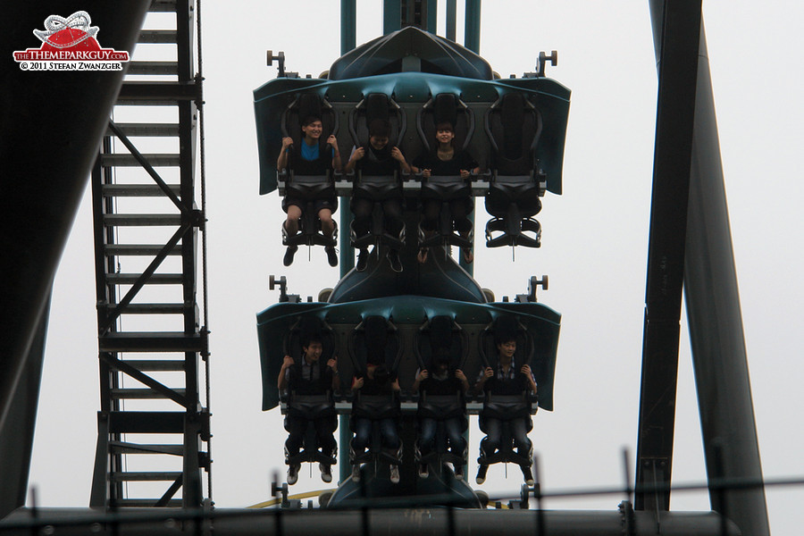 A flying roller coaster