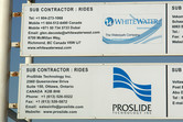 Both WhiteWater West and ProSlide will be delivering water slides