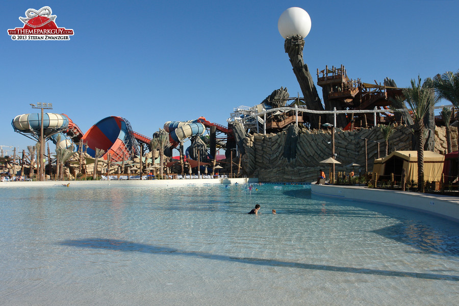 Yas Waterworld wave pool