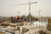 Yas Waterworld seen from the future entrance
